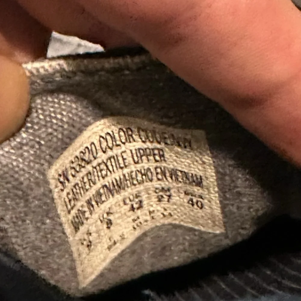 Skechers Blue Textile Slip-Ons